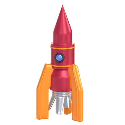 Rocket 3D Model 3D Graphic