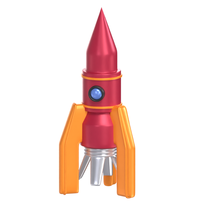 ロケット3Dモデル 3D Graphic