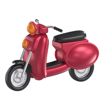 scooter 3d modell 3D Graphic