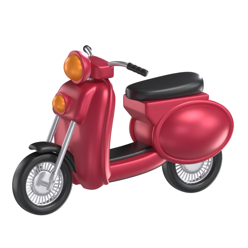 Scooter 3D Model 3D Graphic