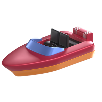 Speedboat 3D Model 3D Graphic