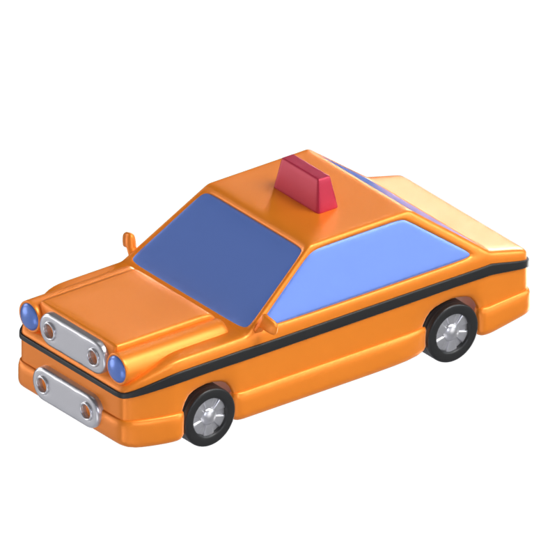 Taxi 3D Model 3D Graphic