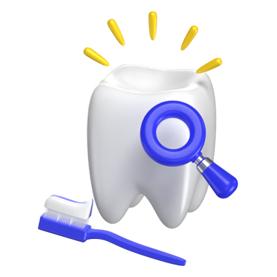 Healthy Teeth 3D Illustration 3D Graphic