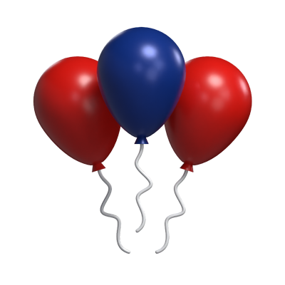 Balloons 3D Model 3D Graphic