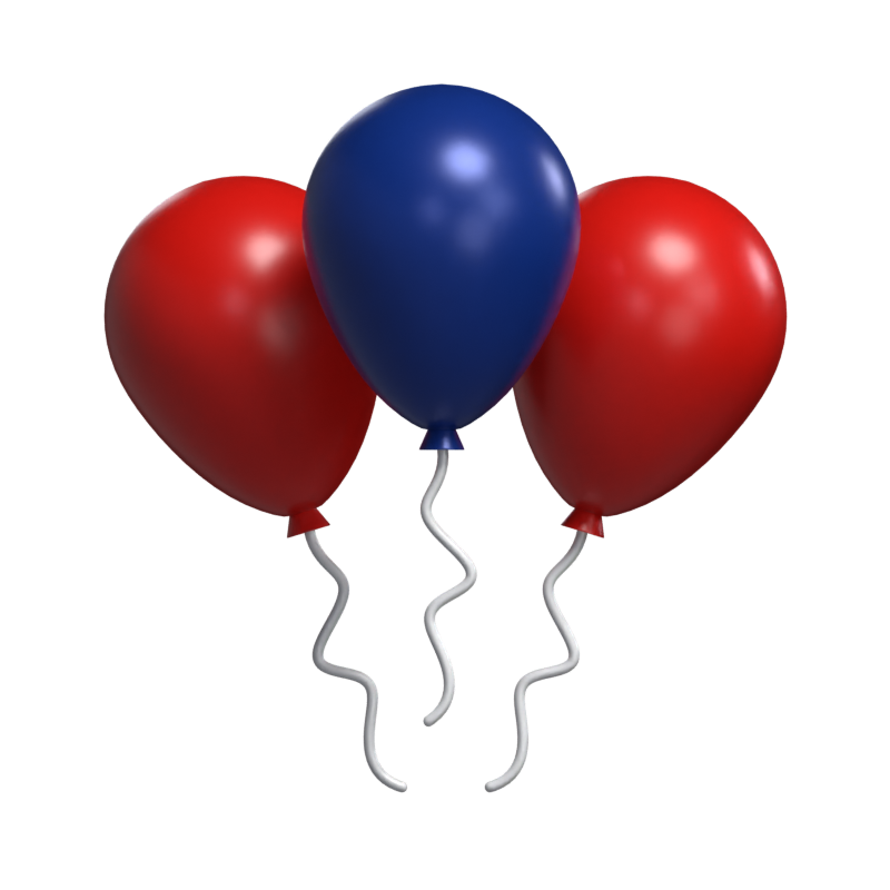 Balloons 3D Model