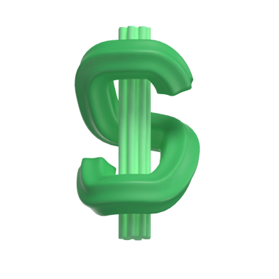 Dollar Symbol 3D Model 3D Graphic