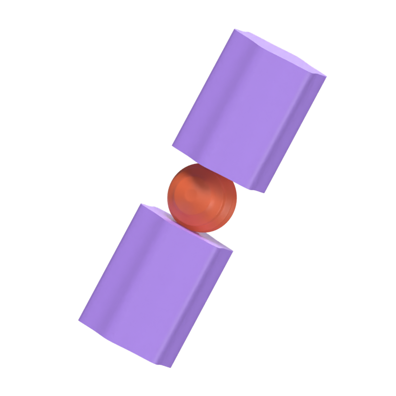 Slash Right Symbol 3D Model