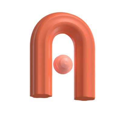 A Letter 3D Model 3D Graphic