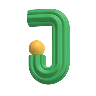 J Letter 3D Model 3D Graphic