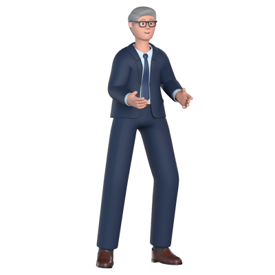 Patrick Finanzexperte 3D Charakter 3D Graphic