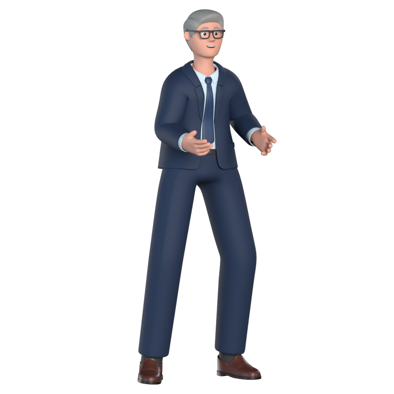 Patrick Finanzexperte 3D Charakter 3D Graphic