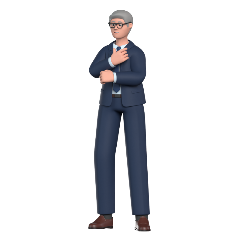 Patrick Finance Expert 3D Character 3D Graphic