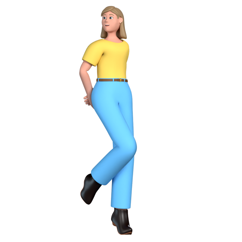 Alice Marketer 3D Character 3D Graphic