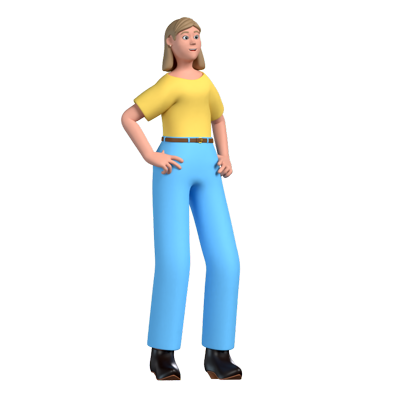 Alice Marketer 3D Charakter 3D Graphic