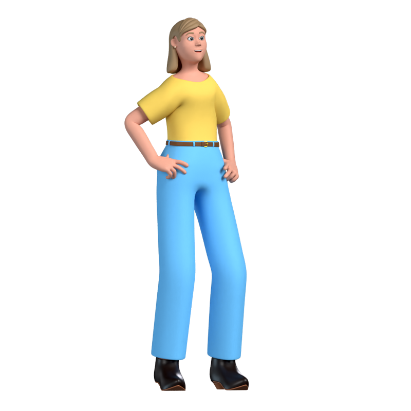 Alice Marketer 3D Character 3D Graphic