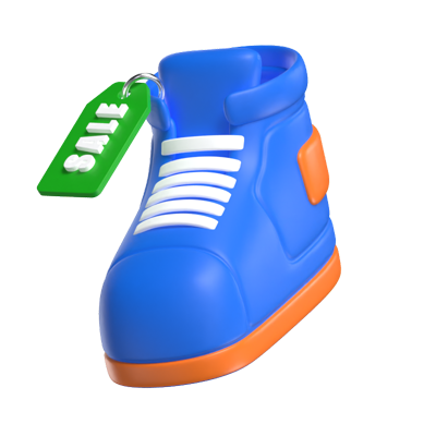 Shoes For Sale 3D Model 3D Graphic