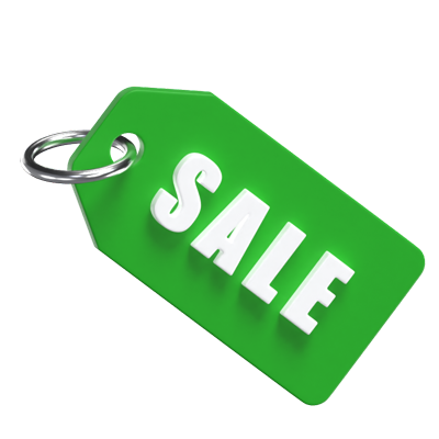 Sale Tag 3D Model 3D Graphic