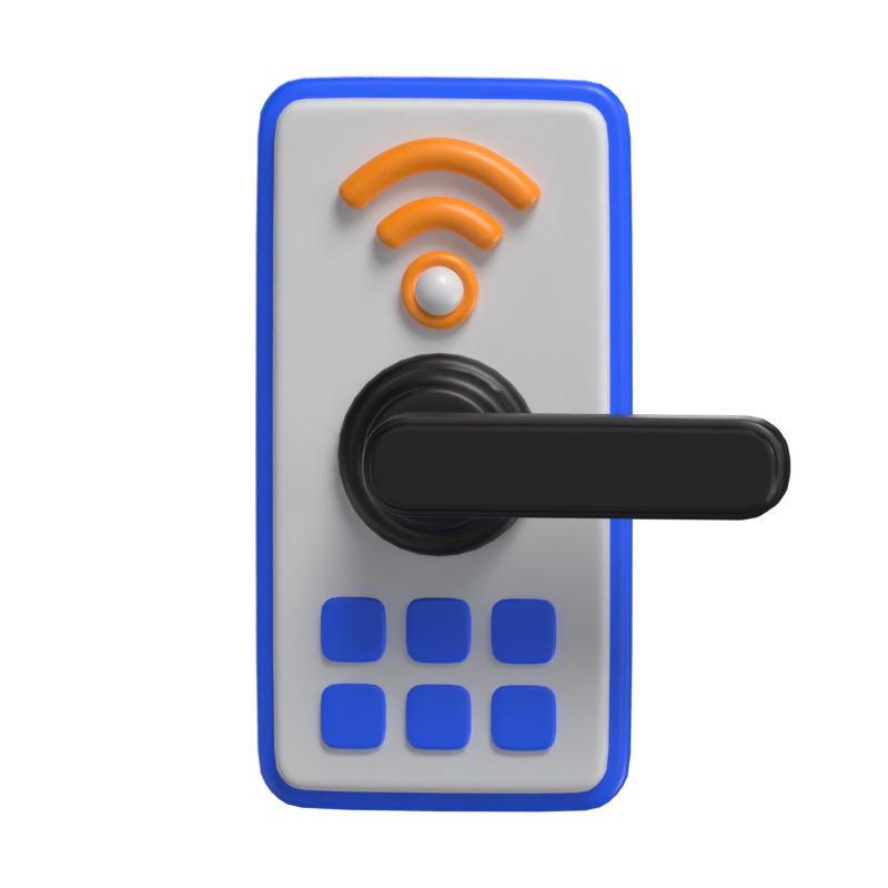 Smart Lock 3D Modell 3D Graphic