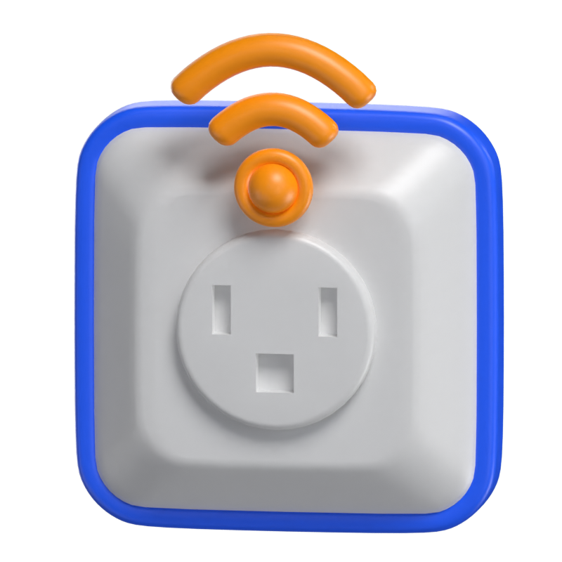 Smart Plug 3D Modell