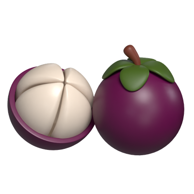 Mangosteen 3D Model 3D Graphic