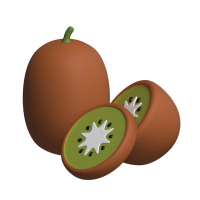 Kiwi Modelo 3D 3D Graphic