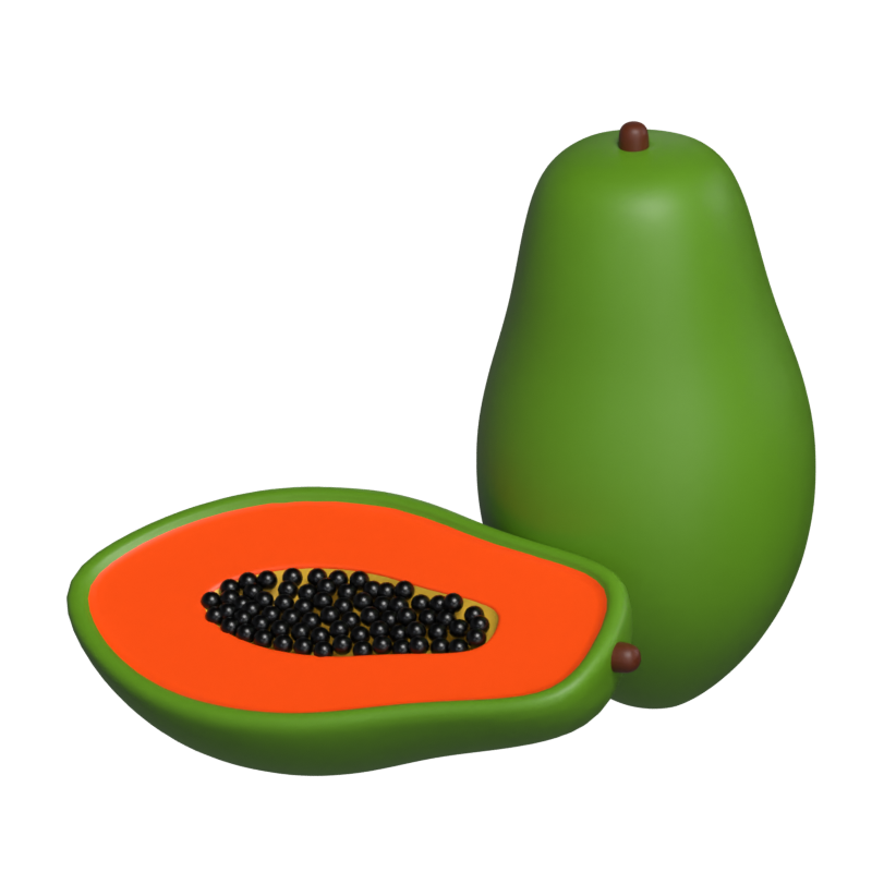 Pawpaw 3D Model 3D Graphic