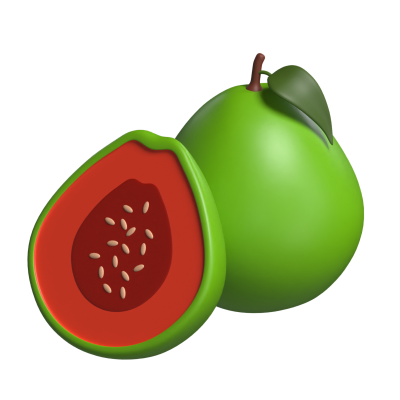 Guava 3D Model