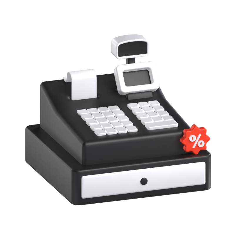 Cash Register 3D Model