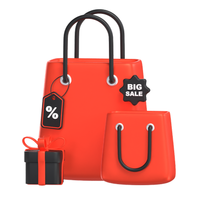 bolsa de la compra modelo 3d 3D Graphic