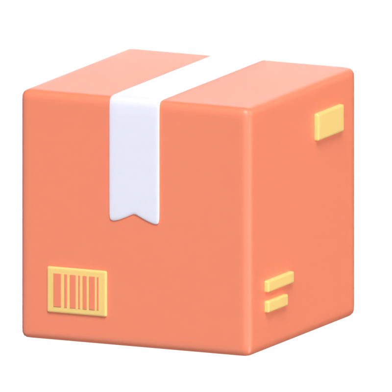 Box Package 3D Model