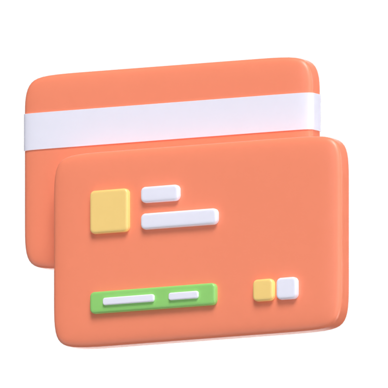 Card Payment 3D Model 3D Graphic