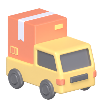 Delivery Truck 3D Model 3D Graphic