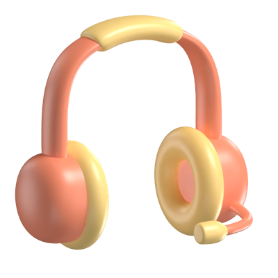 Headphones 3D Model 3D Graphic