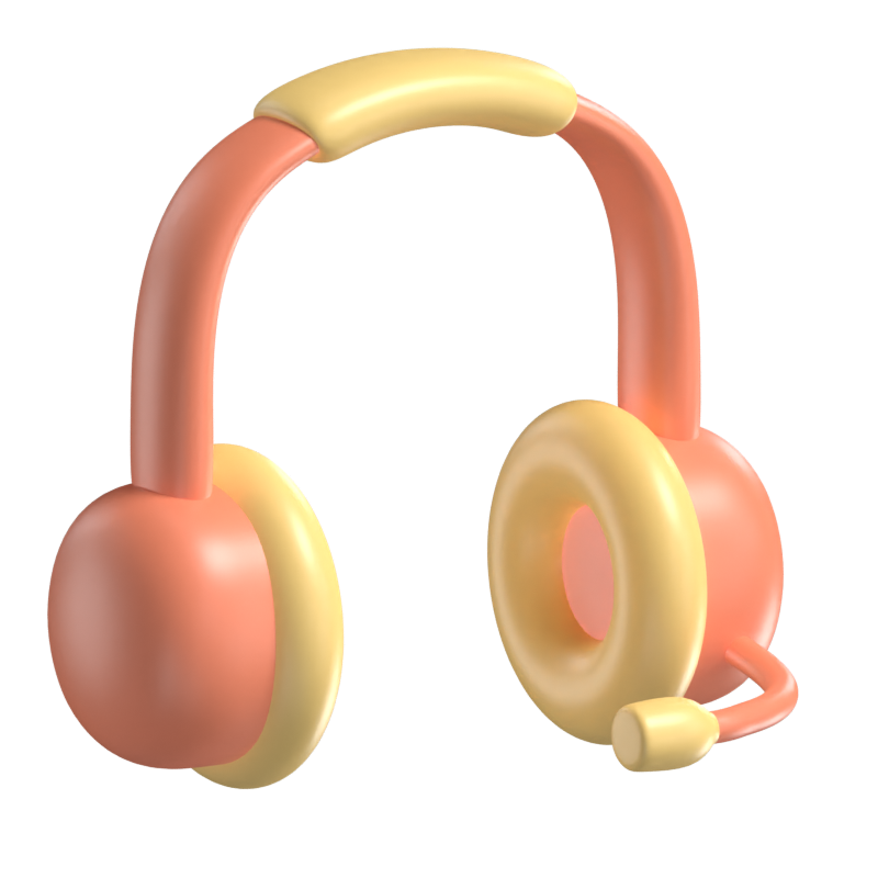 Headphones 3D Model 3D Graphic