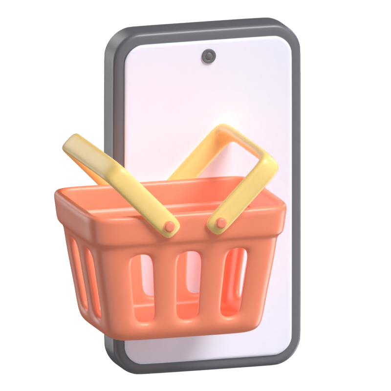 Mobile Shopping 3D Modell