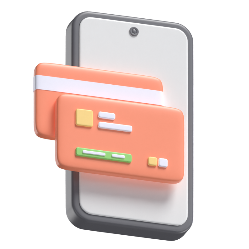 Mobile Payment 3D Model 3D Graphic