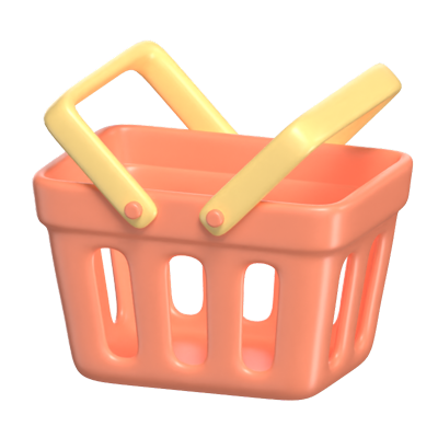 Shopping Basket 3D Model 3D Graphic