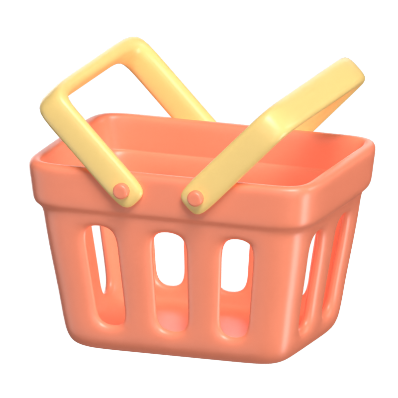 Shopping Basket 3D Model