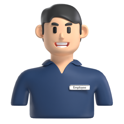 Avatar de empleado Modelo 3D 3D Graphic