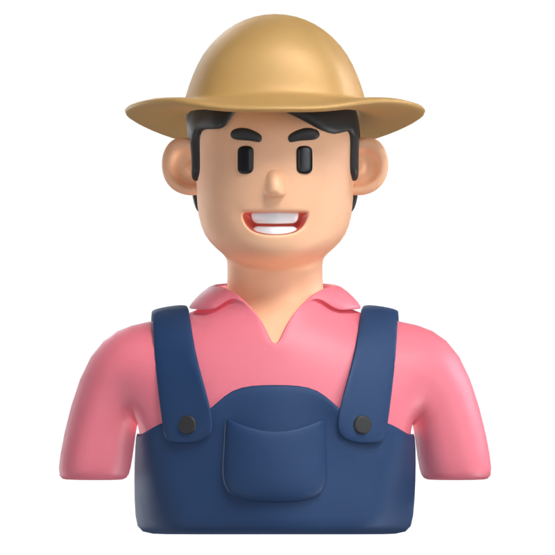 Farmer Avatar Modelo 3D 3D Graphic