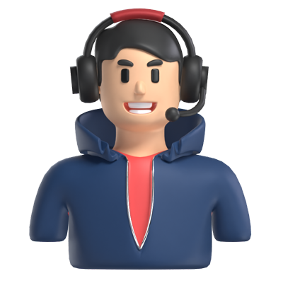 Gamer Avatar 3D Modell 3D Graphic