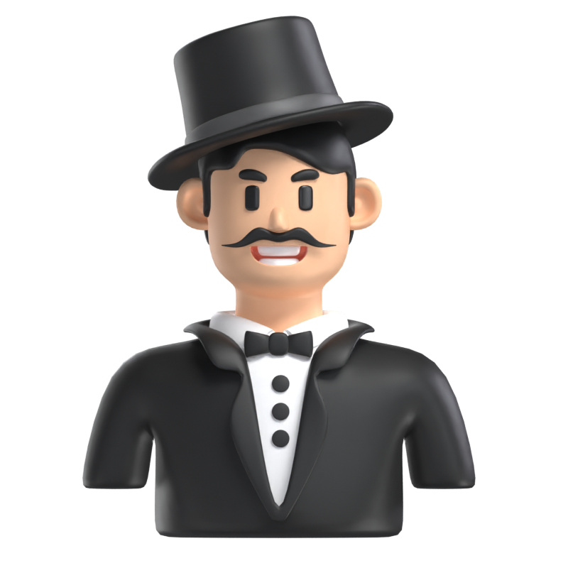 Magician Avatar 3D Model