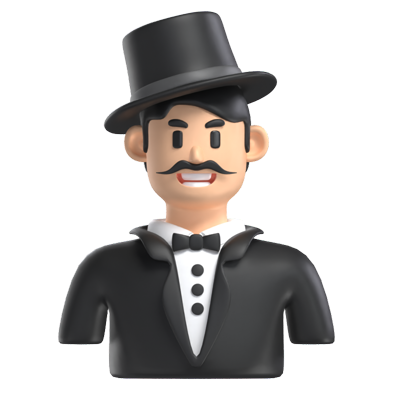 Magician Avatar 3D Model 3D Graphic