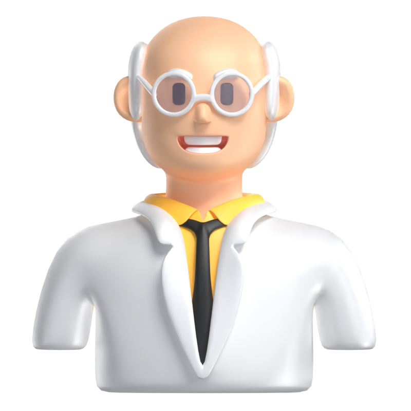 Professor Avatar 3D Modell 3D Graphic