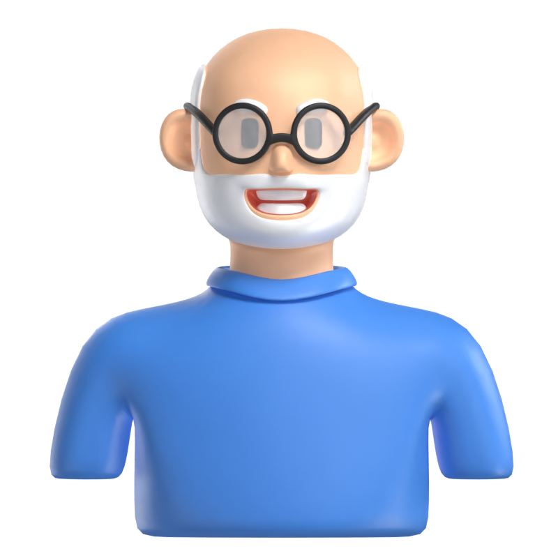 Old Man Avatar 3D Model