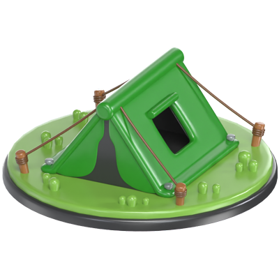 camping-zelt 3d modell 3D Graphic