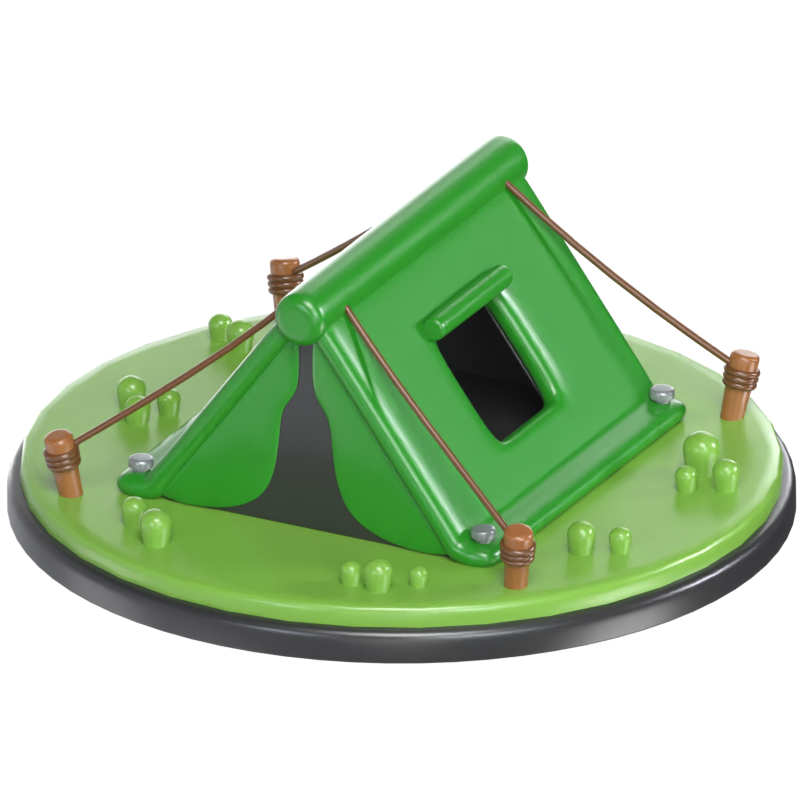 Camping-Zelt 3D Modell 3D Graphic