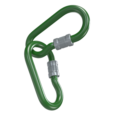 Carabiner Hook 3D Model 3D Graphic