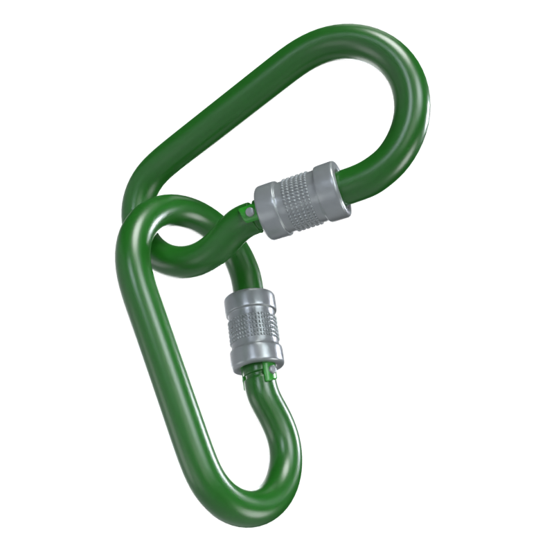 Carabiner Hook 3D Model 3D Graphic