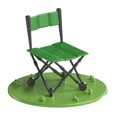 silla plegable modelo 3d 3D Graphic